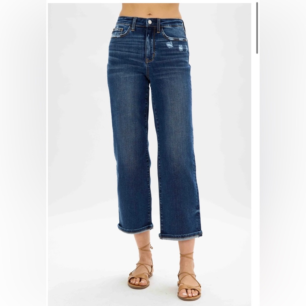 ***Brand New*** 
Judy Blue Judy Blue High Waist Destroyed Pocket Wide